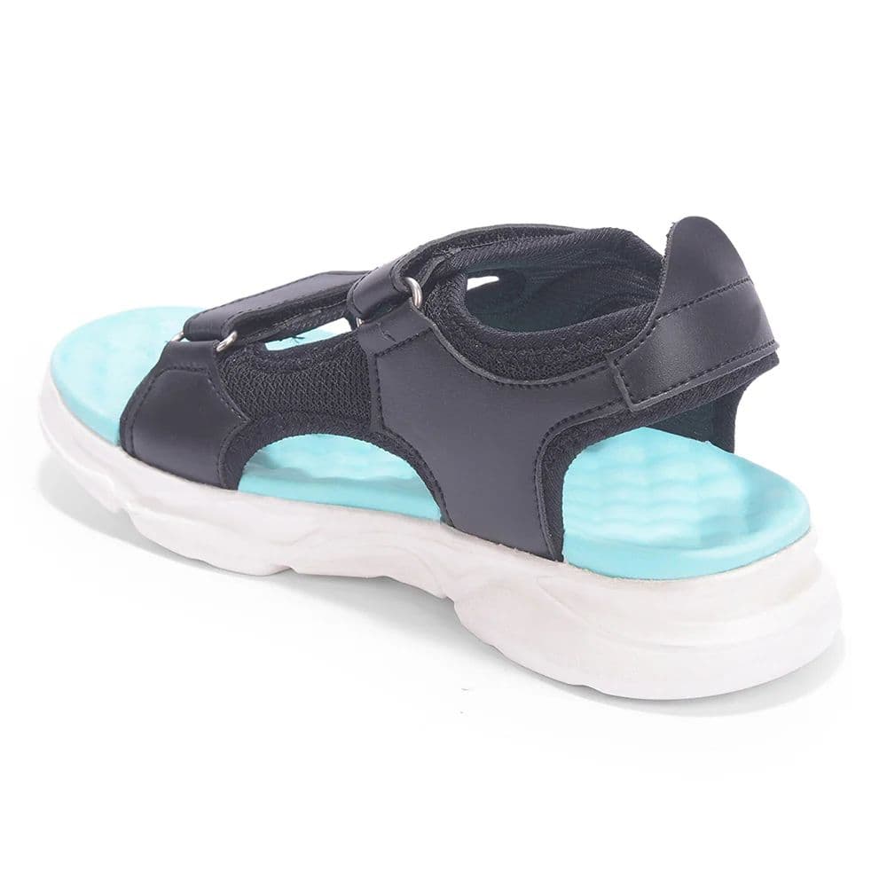 Lucy & Luke Black Casual Sandal For Kids HIPPO-30SE By Liberty — photo 4
