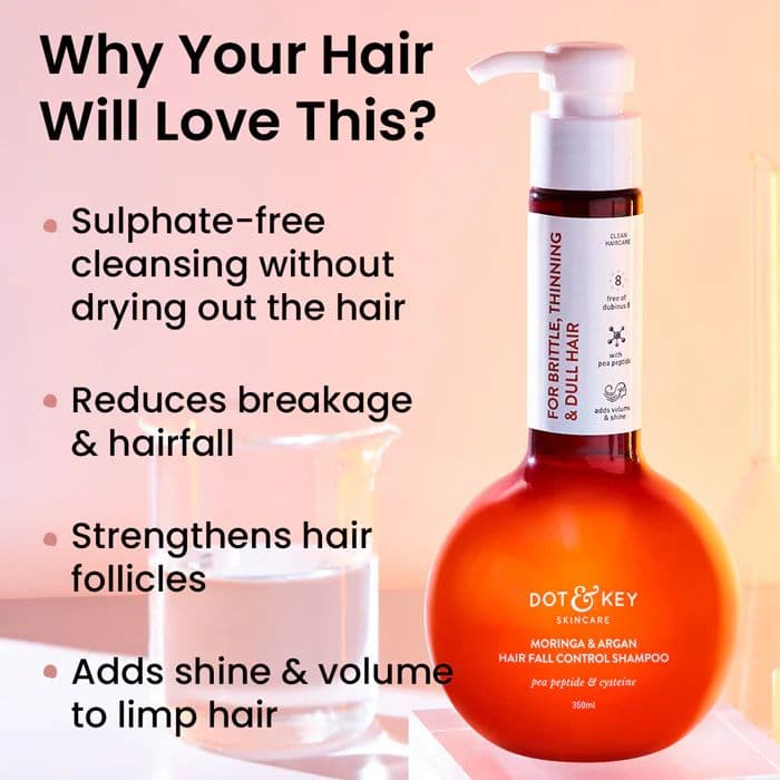 Moringa & Argan Oil Hair Fall Control Shampoo — photo 4