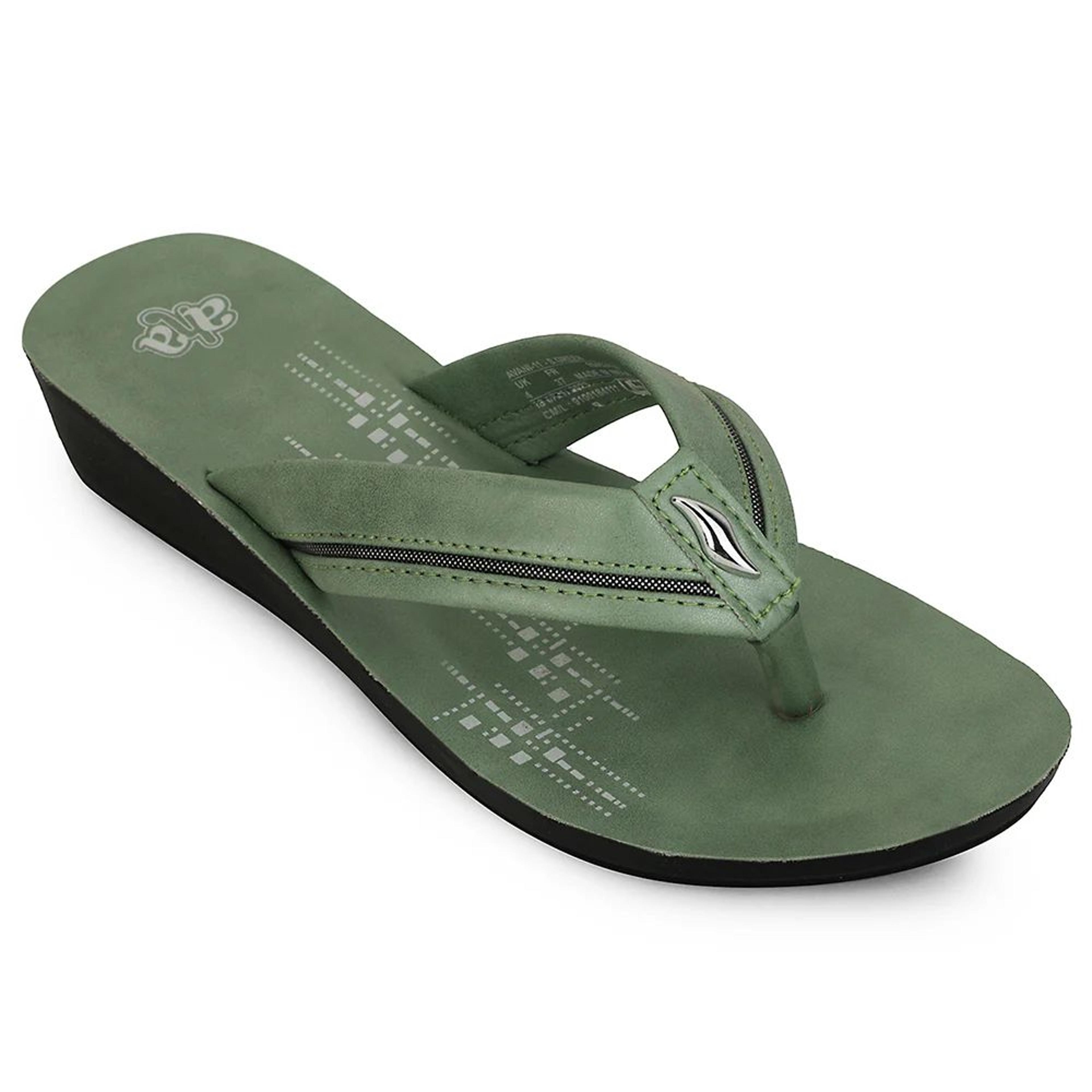 A-HA Sea Green Casual Sandal For Women AVNI-11 By Liberty