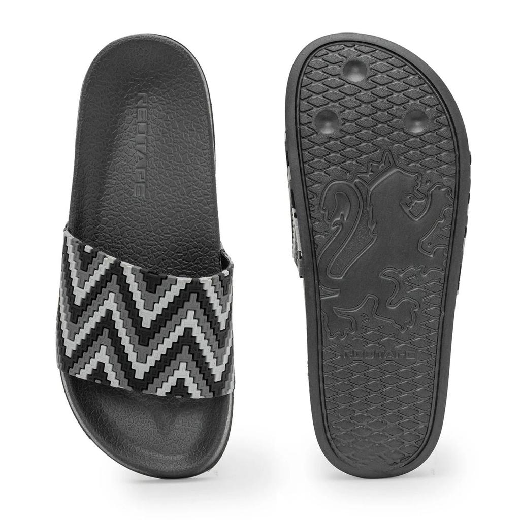 Womens Sliders in Black and White | Casual Pool Sliders — photo 5