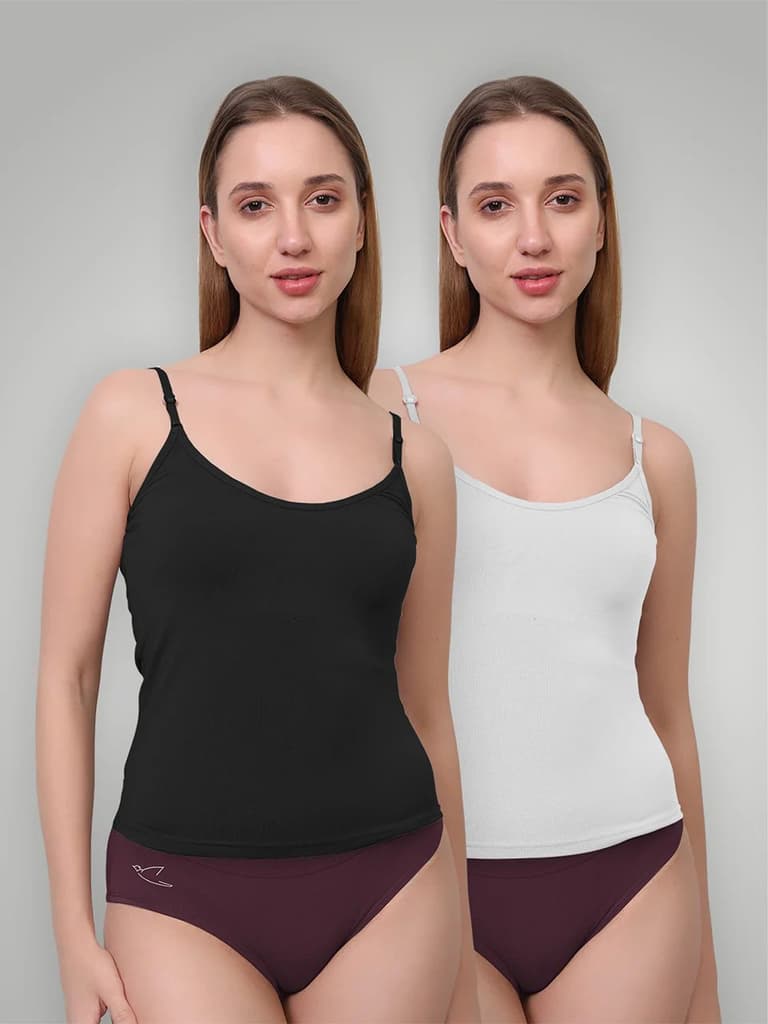 Ultra-Soft Micromodal Camisole Top - Pack of 2 — photo 2