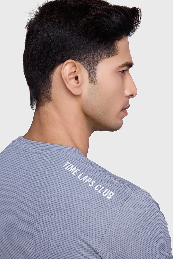 Checks Running T-shirt Ultimate Grey — photo 3