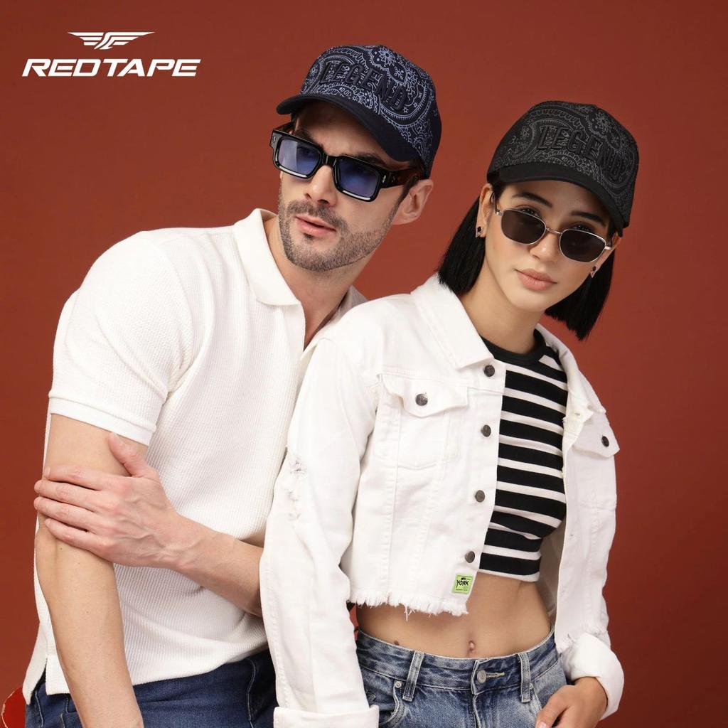 Unisex Blue Solid Cotton Twill Baseball Cap with Adjustable Strap — photo 3