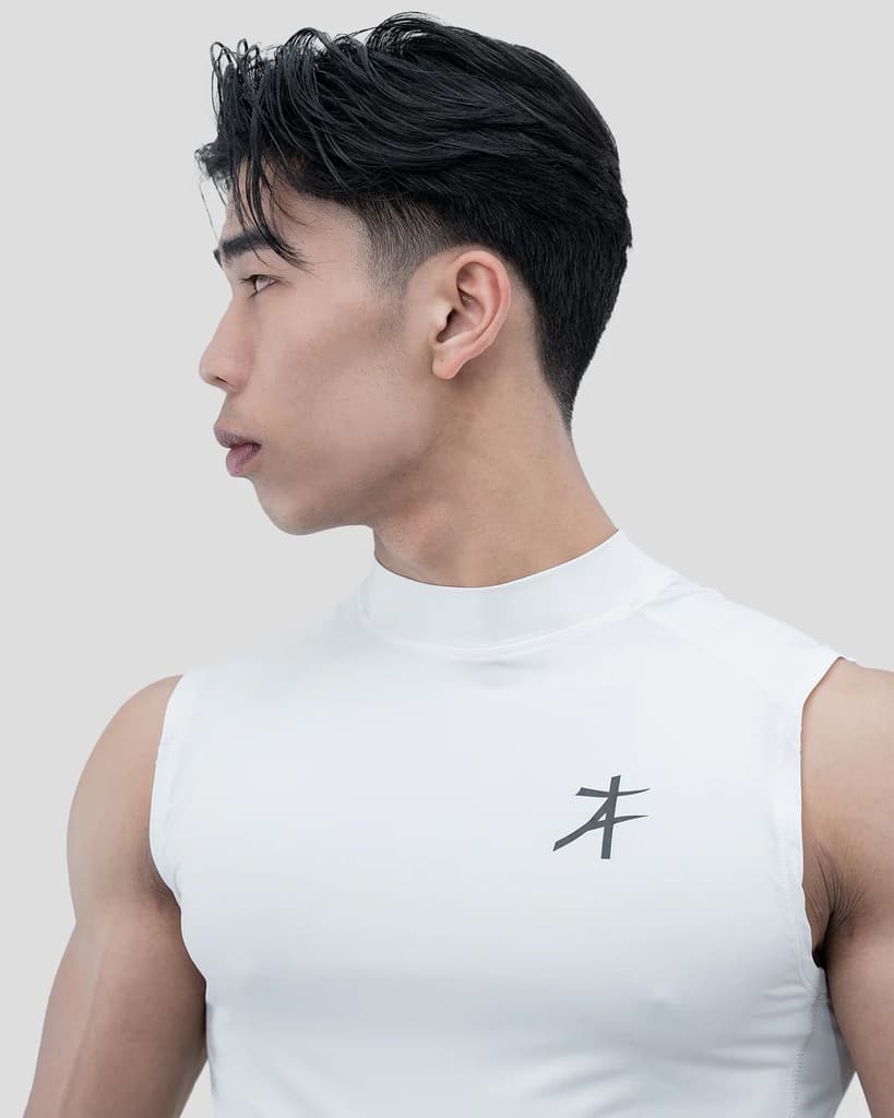 Hustle High Neck Compression Tank — photo 4