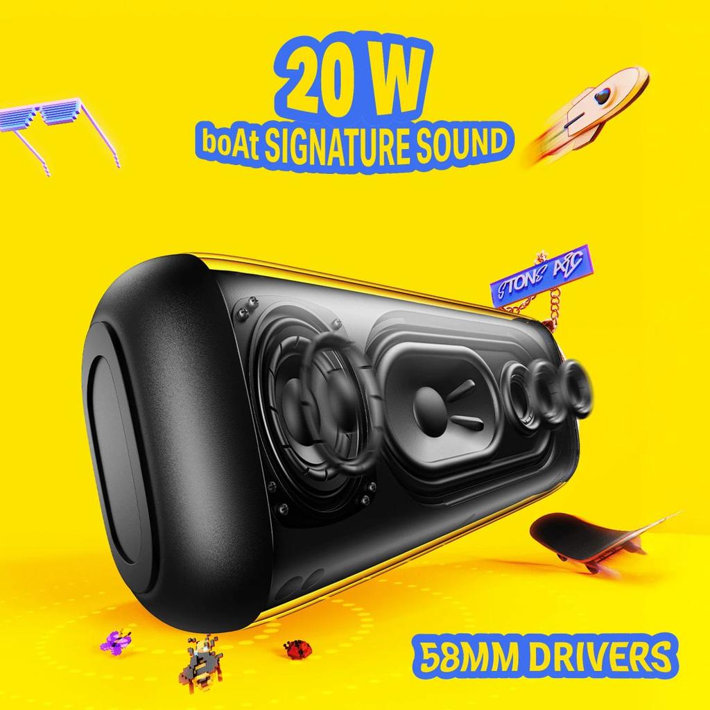 boAt Stone Arc | Portable Bluetooth Speaker with 20W Sound, 12H Playback & RGB LEDs — photo 5