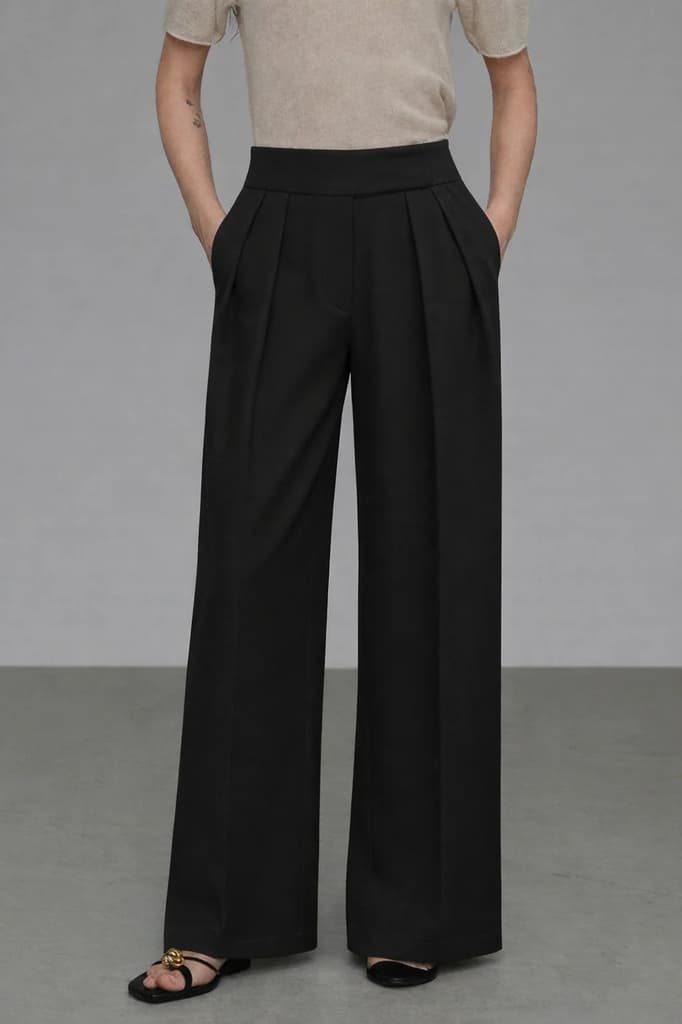 Fine Pleat Tailored Trousers — photo 4