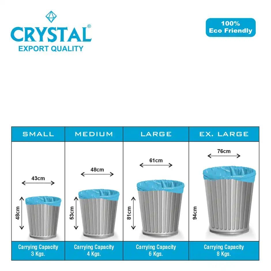 Crystal Large Blue Garbage Bag Roll 24X32 — photo 2