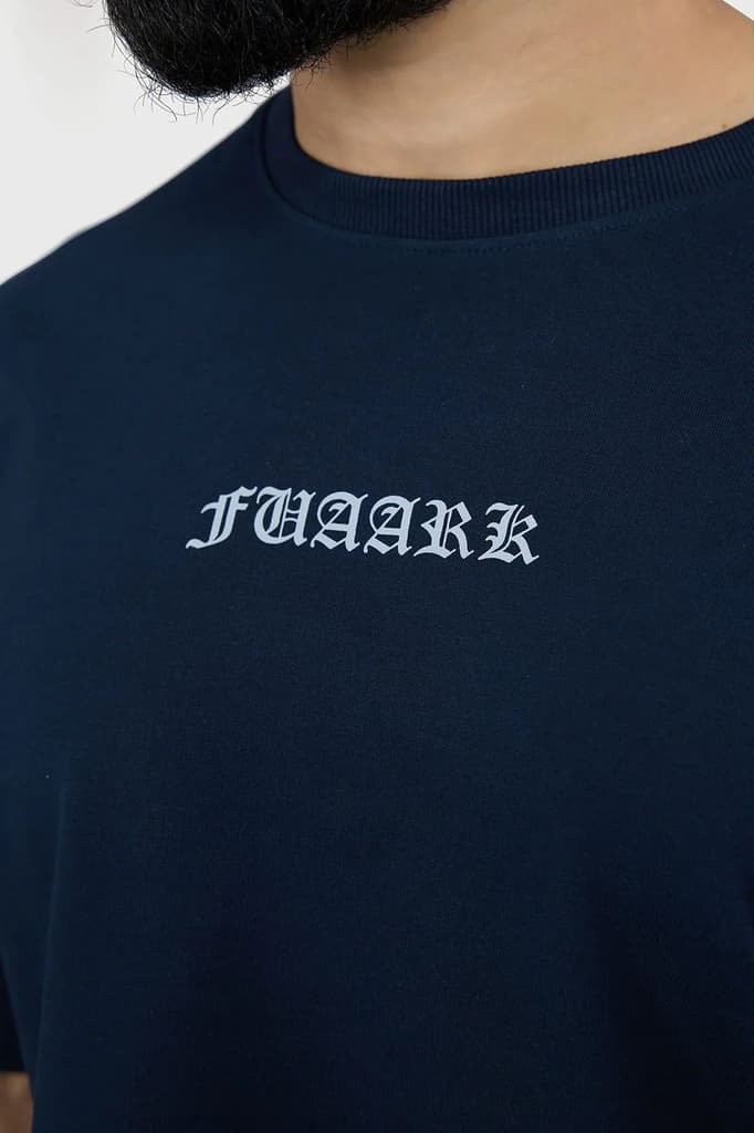 Sword Oversized T-shirt Navy — photo 3