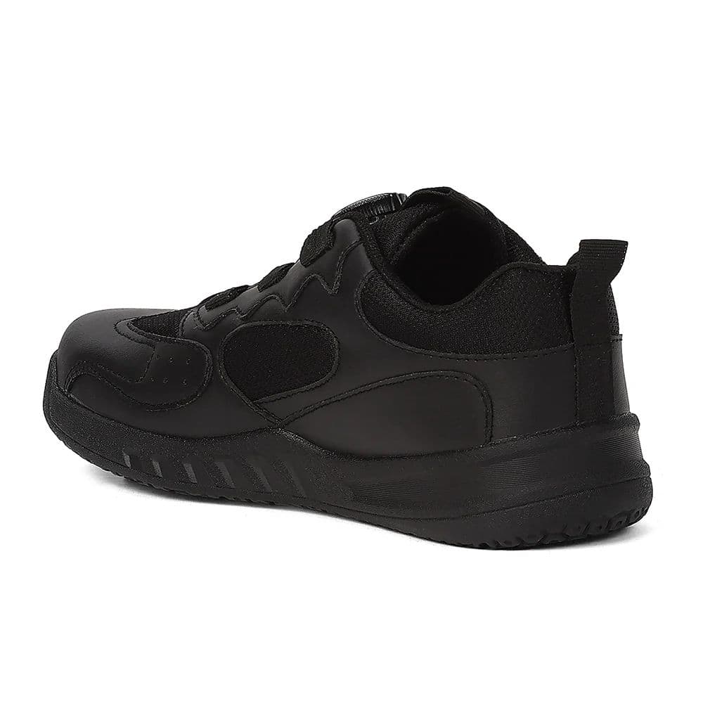 Leap7X SKOLGAMEBO Kids' Black School Shoes - SCHOOL TWIST & GO with Memory Foam Comfort — photo 4