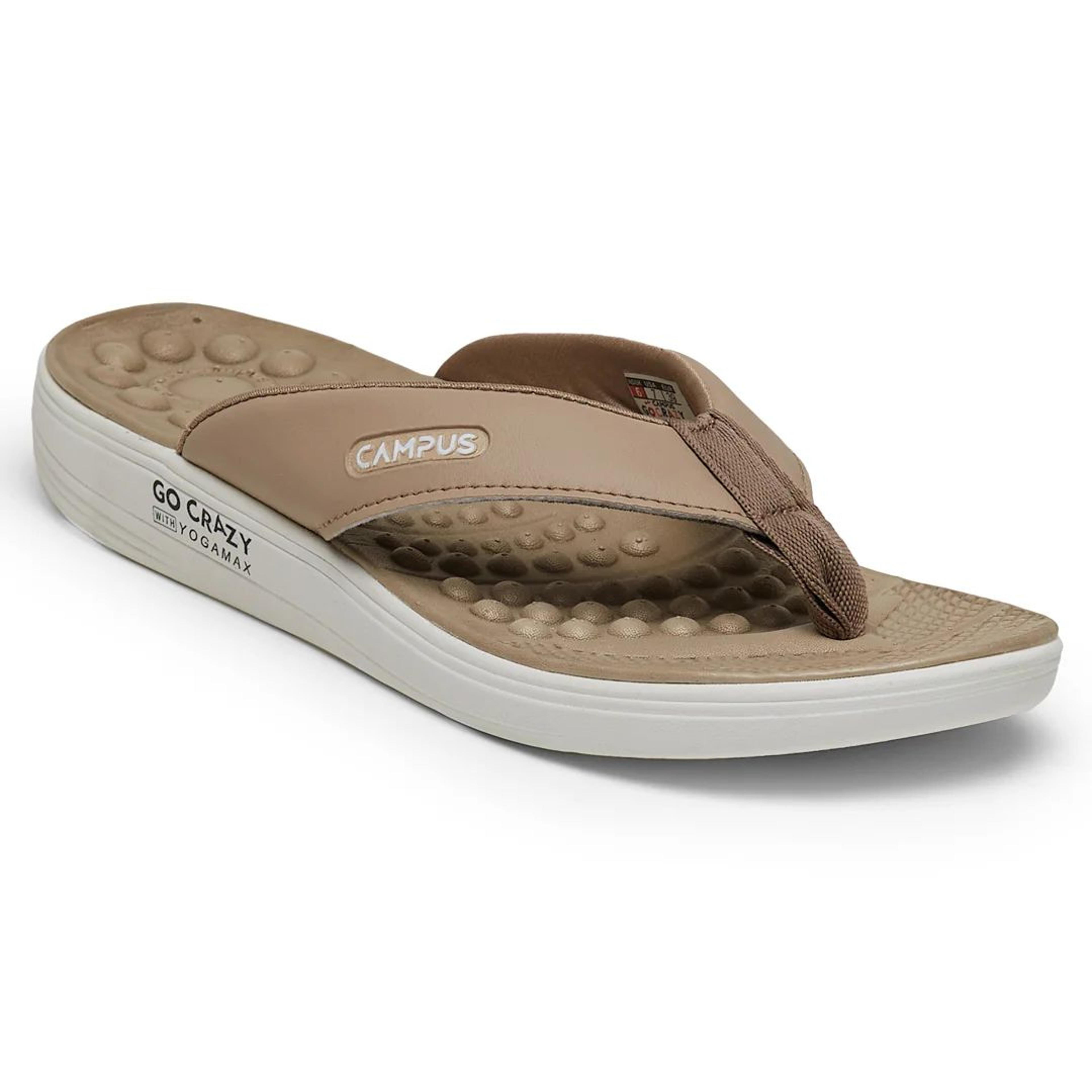 SL-418LA Beige Women's Flip Flops