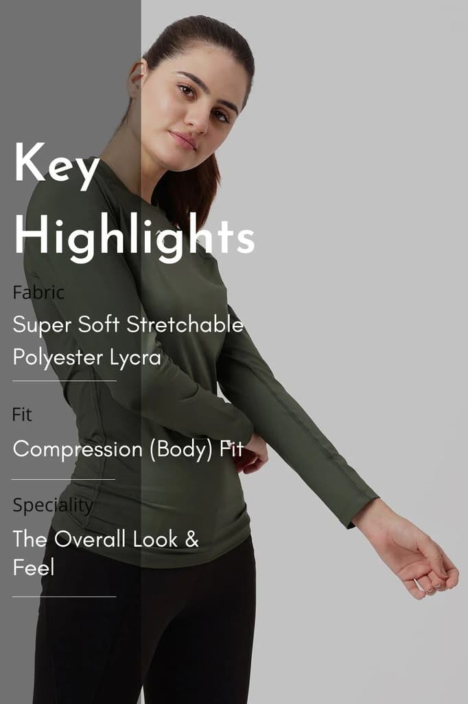 Compression Full T-shirt Olive — photo 7