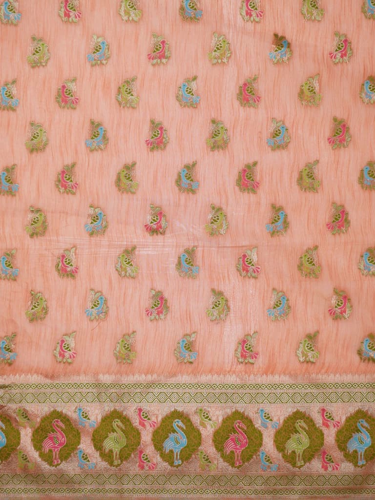 Mimosa Women's Woven Design Kanjivaram Style Art Silk Saree With Blouse Piece : SA00002067PCFREE — photo 5