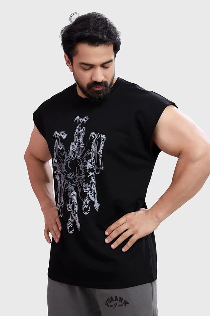 Ash Capsleeves Tank Black — photo 3