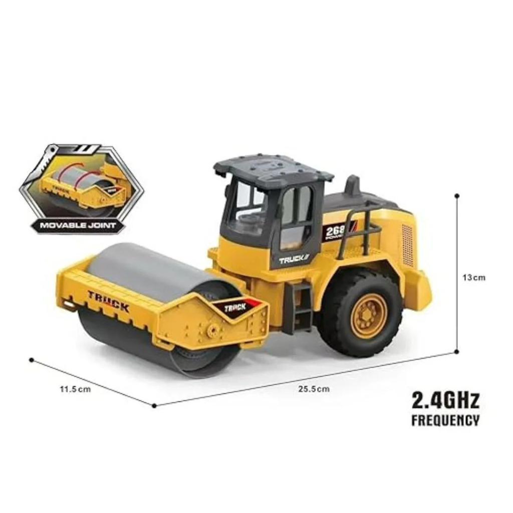 Remote Control Bulldozer for Kids (1:18 Scale) | Rechargeable RC Construction Vehicle — photo 2