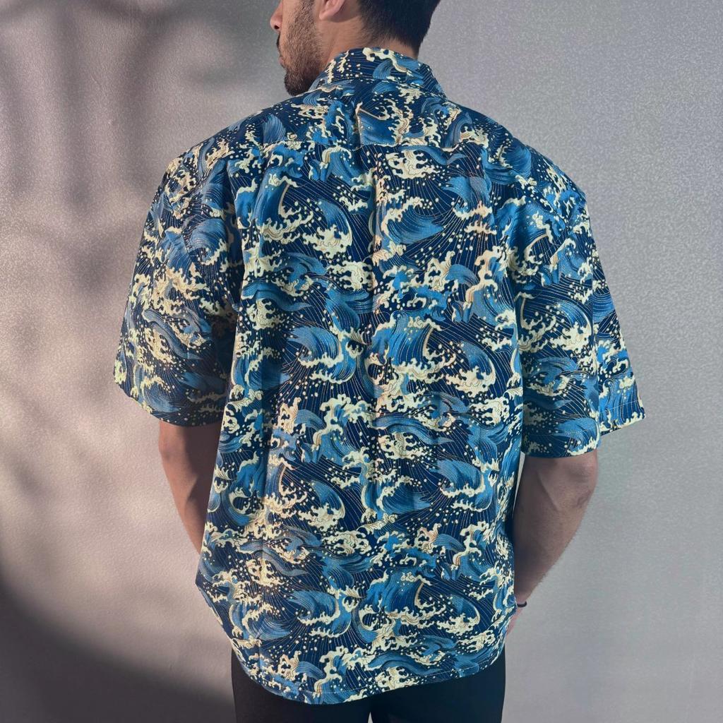 Ocean Wave Dynasty Structured Shirt — photo 9