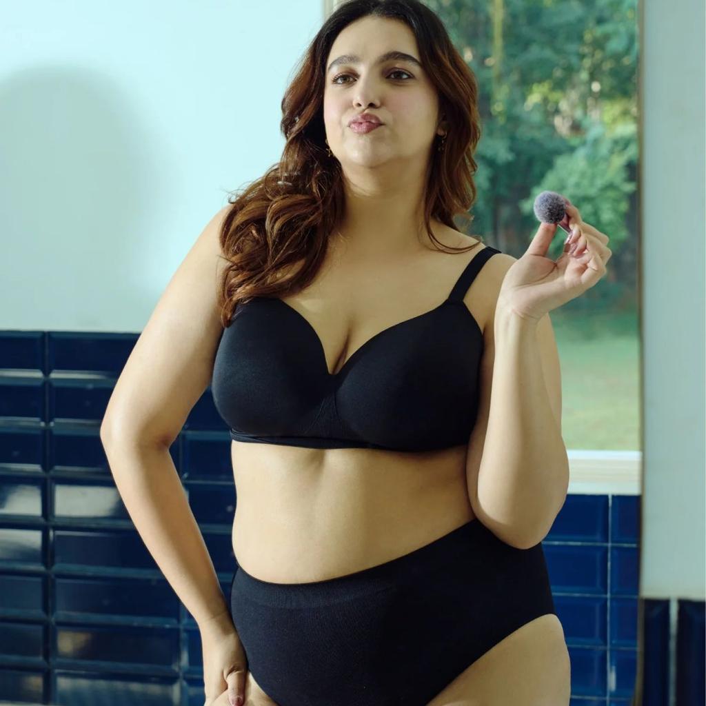 Wireless Support Bra - Non-Wired T-Shirt Bra with Full Coverage Support