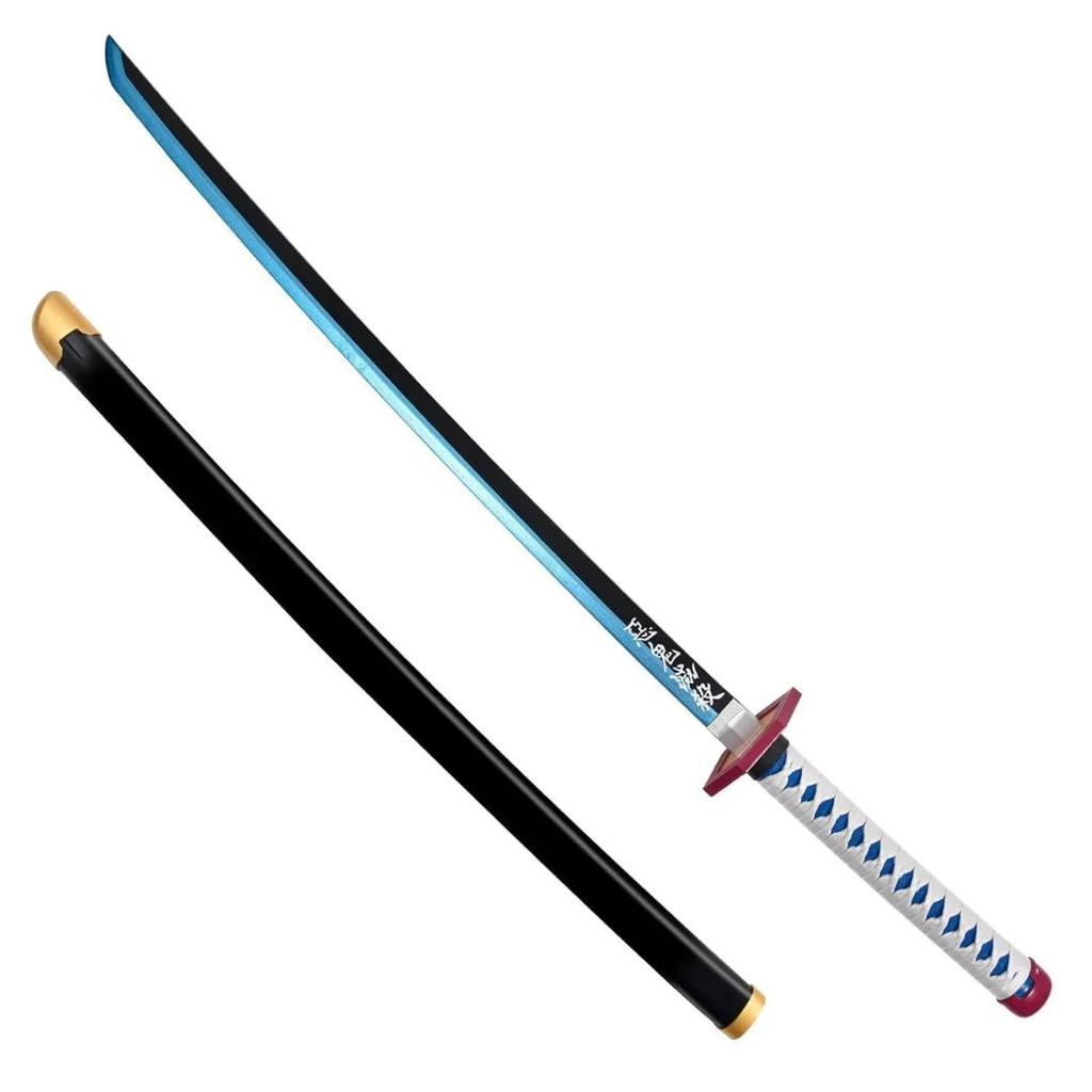Giyu Tomioka Nichirin Katana – Master The Water Breathing Style — without led