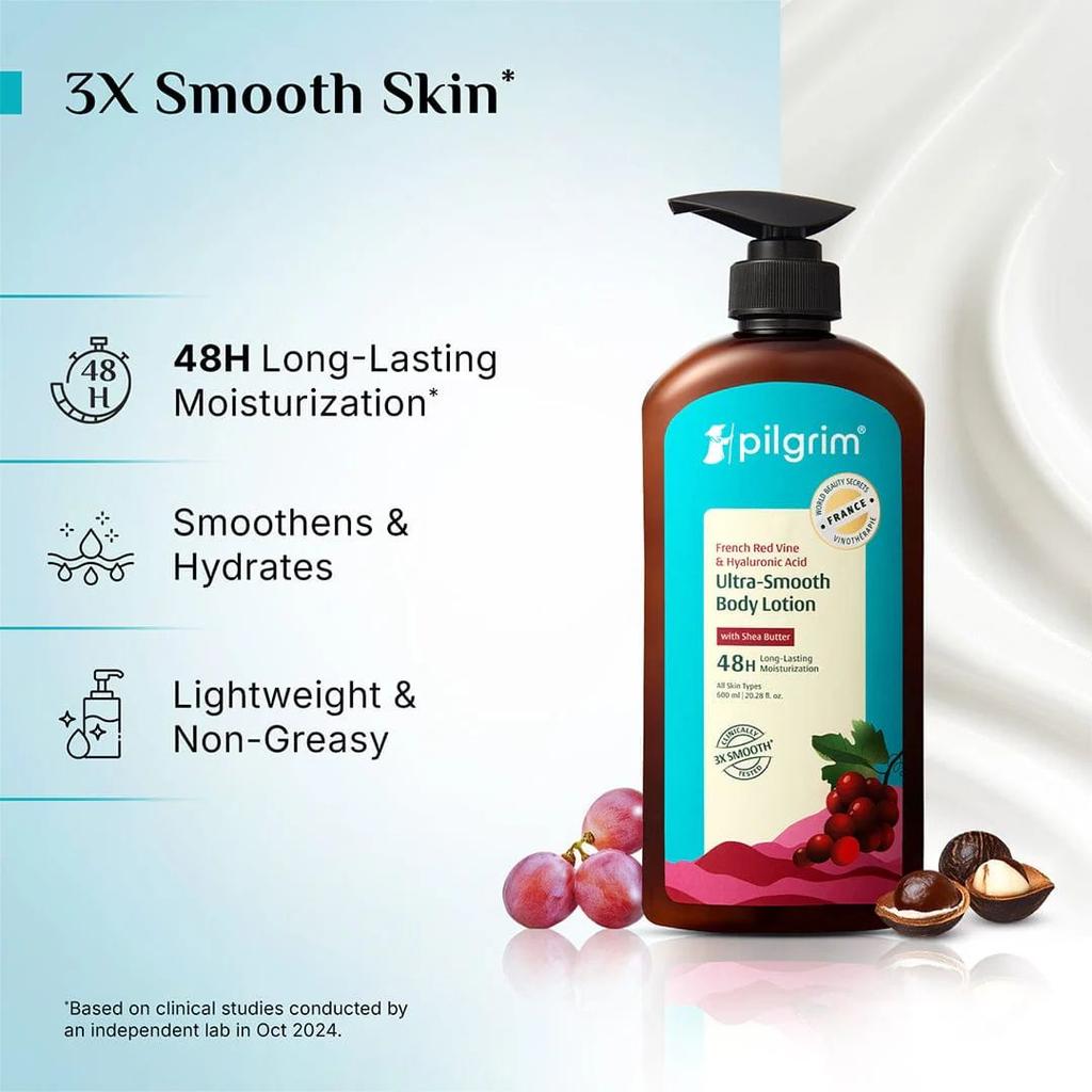 French Red Vine & Hyaluronic Acid Ultra-Smooth Body Lotion — photo 6