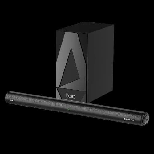boAt Aavante Bar 1850D | Soundbar with 220W RMS boAt Signature Sound, Multiple EQ Modes, BT v5.0 — Premium Black