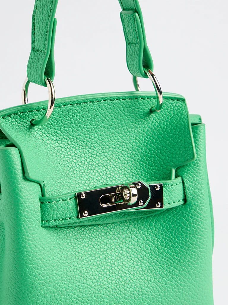 Westside Green Textured Mini Sling Bag — photo 3
