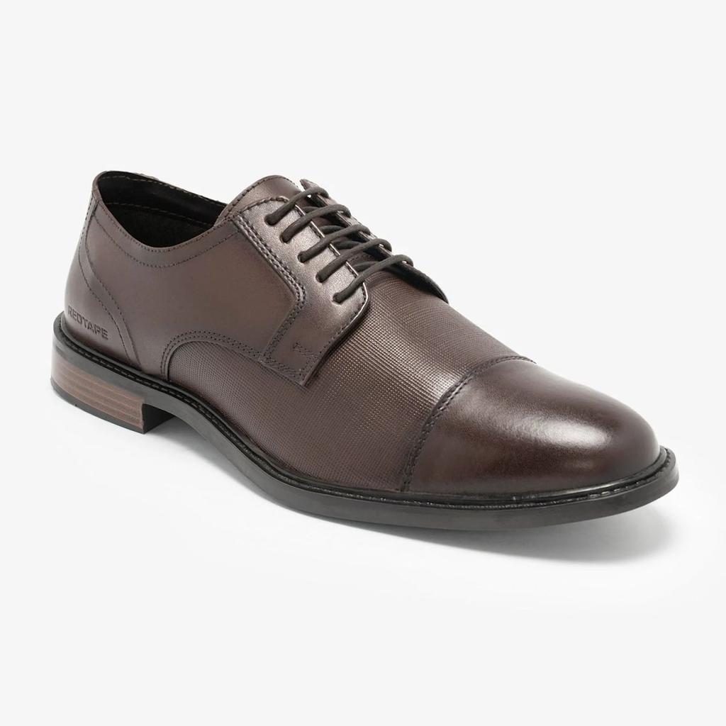 Derby Shoes for Men in Teak | Formal Derby Shoes — 6 / Teak