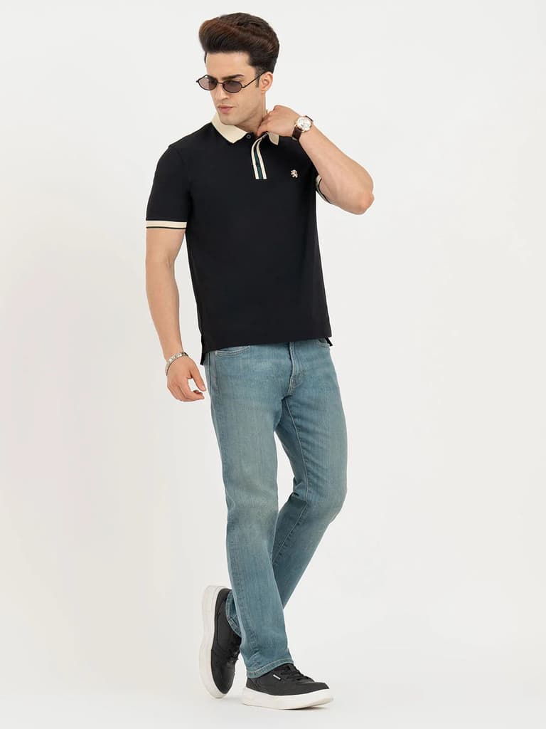 Polo T Shirts for Men in Black | Classic Polo T Shirts — photo 5