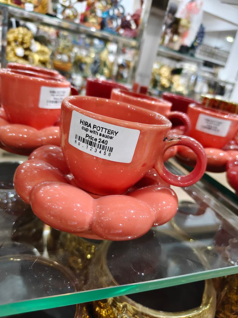 Pink Ceramic Coffee Mug | Handmade | Unique | Decorative