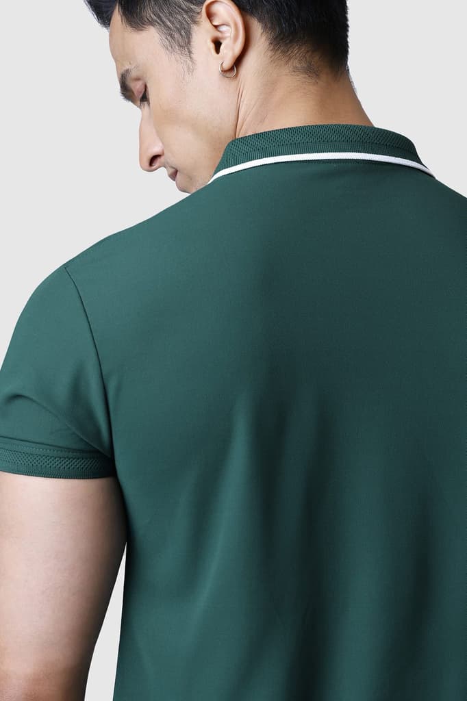 Stride Polo T-shirt Green — photo 5