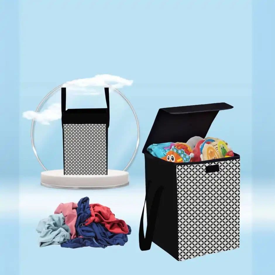 Capsicum Laundry Basket - 403 Multi Non Woven Small Basket - 40 cm — photo 2