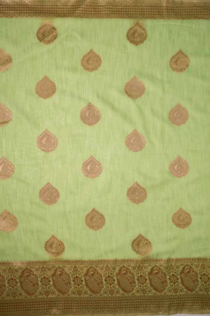 Mimosa Women's Woven Design Banarasi Style Art Silk Saree With Blouse Piece : SA00001754PSFREE — photo 8