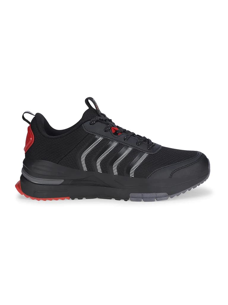 FLEX Black Men's Sports Shoes — Black / 6