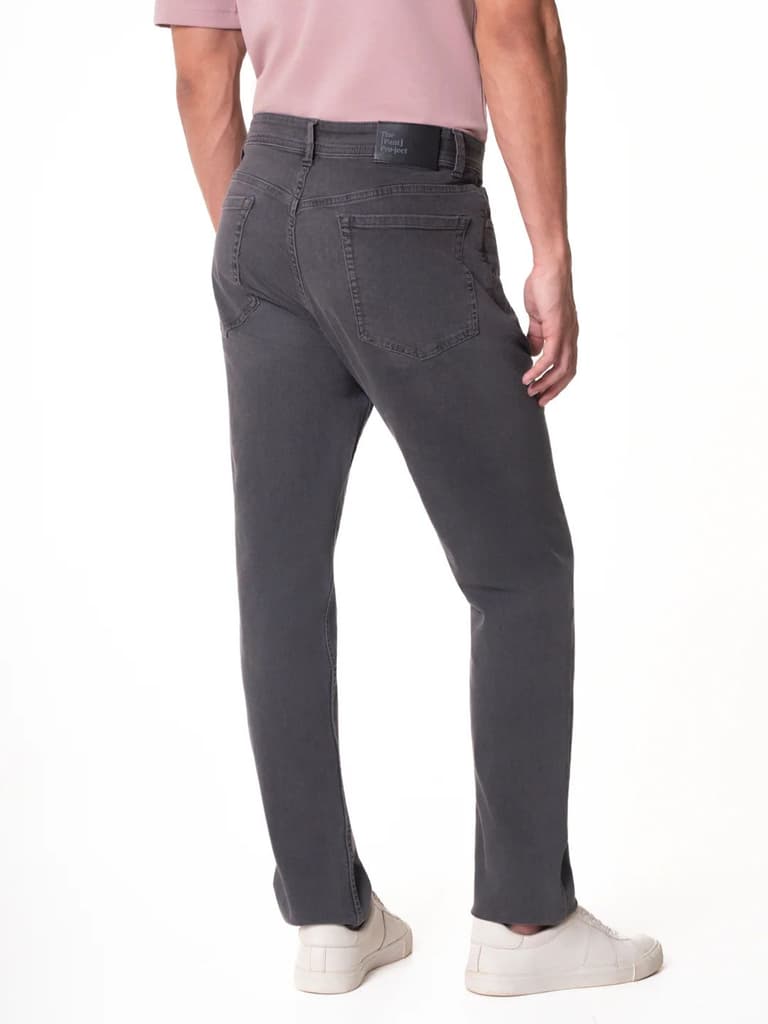 Chrome Grey Relaxed Fit Jeans — photo 5