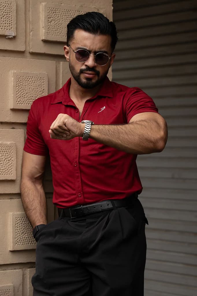 Aero Shirt Deep Red — photo 2