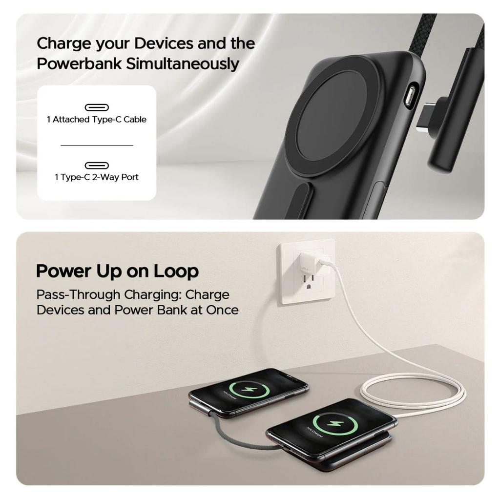 boAt EnergyShroom PB330 Magnacharge | 10000mAh magnetic wireless power bank with 15 W wireless charging, LED battery display, 12 Layer Smart IC Protection — photo 9