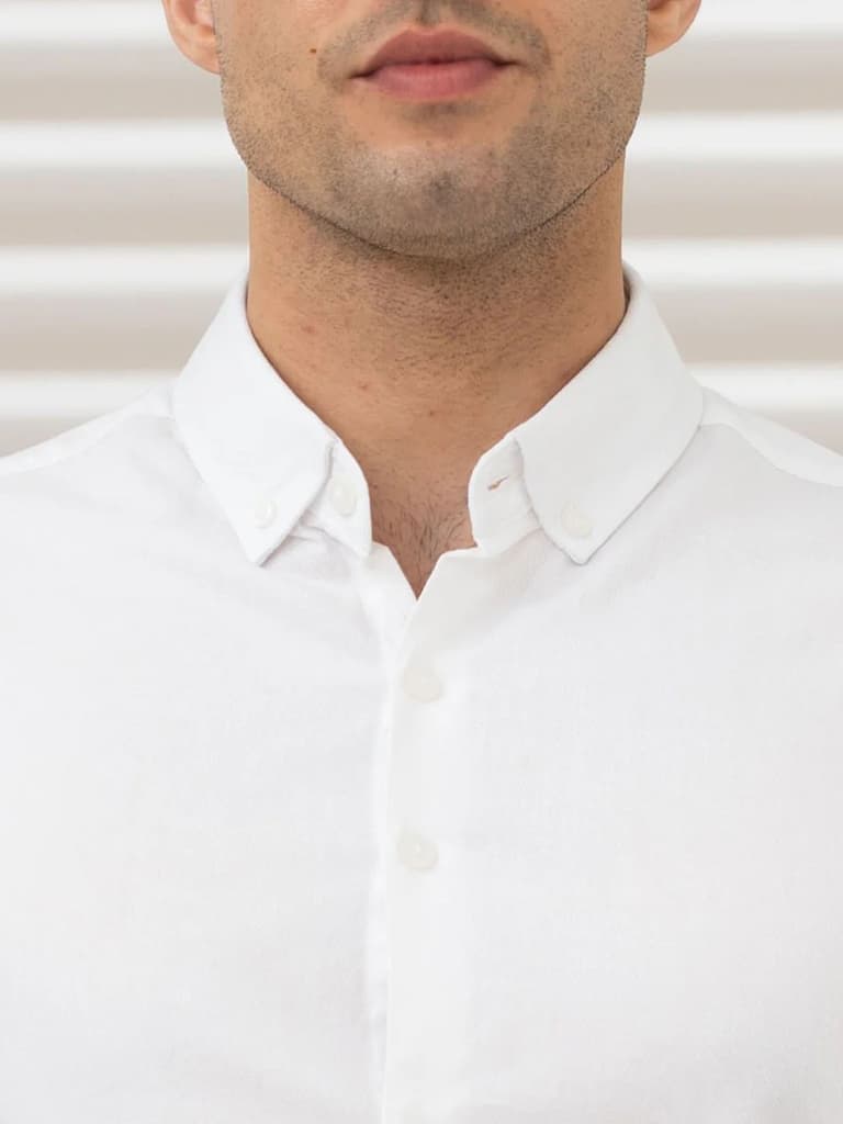 Dobby Button-Down Formal Shirt for Men | Premium & Minimalist Design — photo 4