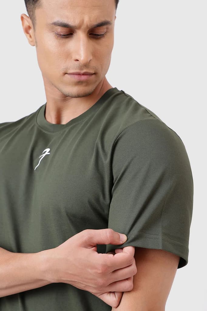 Pulse Running T-shirt Olive — photo 3