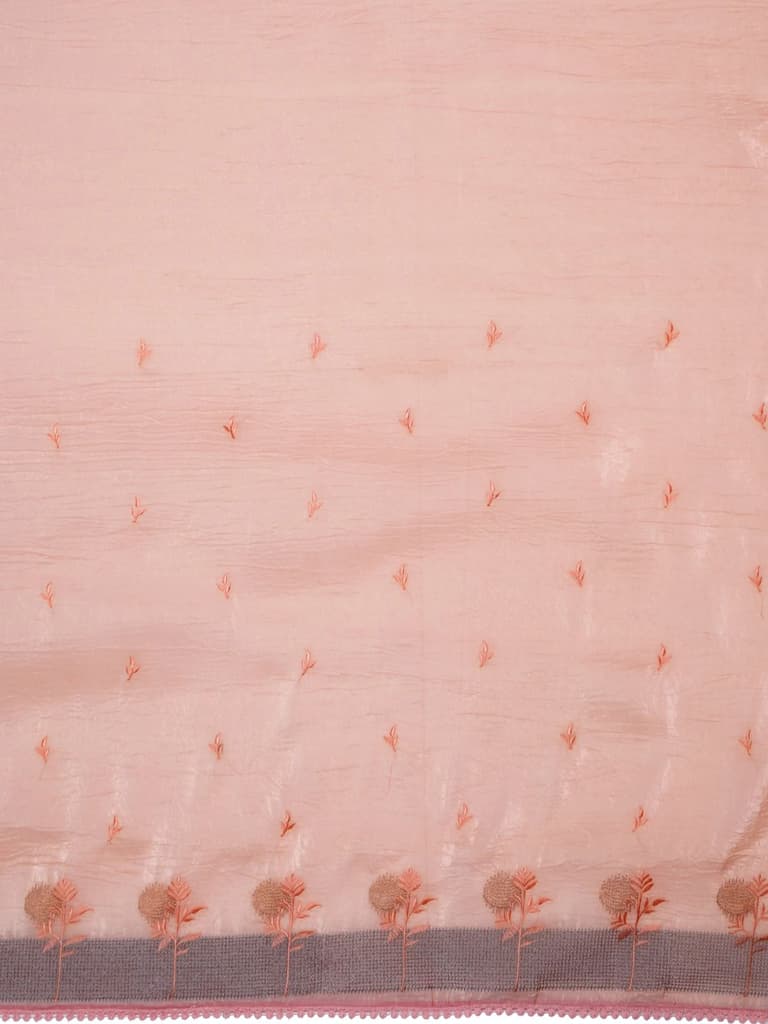 Mimosa Women's Woven Design Banarasi Style Tissue Crush Saree With Blouse Piece : SA00002016PCFREE — photo 7