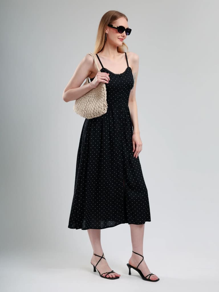Cory Edge Amara day dress- Polka Dot — photo 6