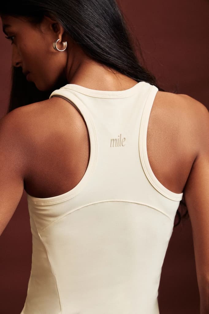 White OnTheGo Fitted Tank Top — photo 4
