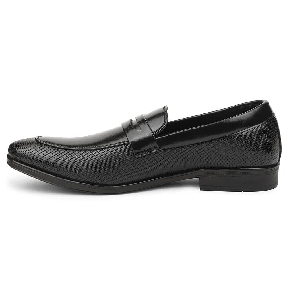 Healers Black Formal Non Lacing Moccasins For Mens VCL-106 By Liberty — photo 3