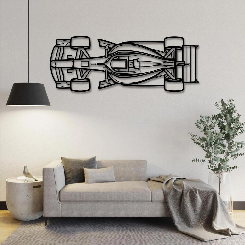 F1 2026 TOP VIEW Metal Wall Art — photo 2