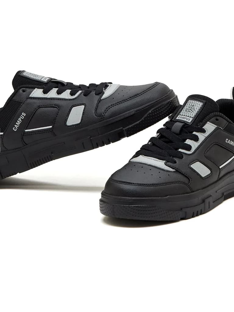 STOMP Black Men's Sneakers — photo 7