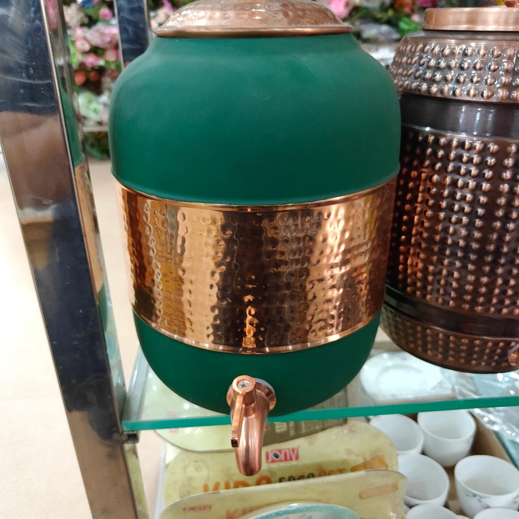 Green Glass Vase | Handmade | Glass | Decorative