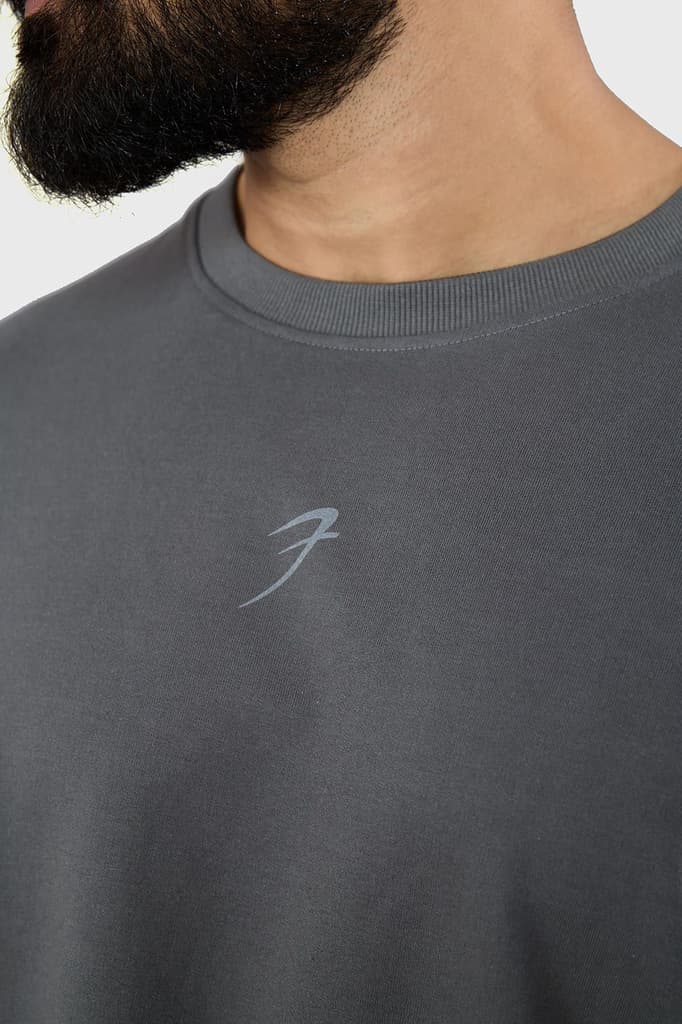 Heavyweight Oversized T-shirt Grey — photo 3