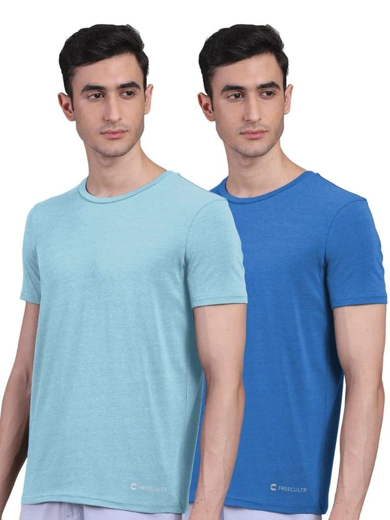 Men's Half Sleeves Bamboo Undershirts (Loungewear & Sleepwear) - Pack of 2 — photo 13