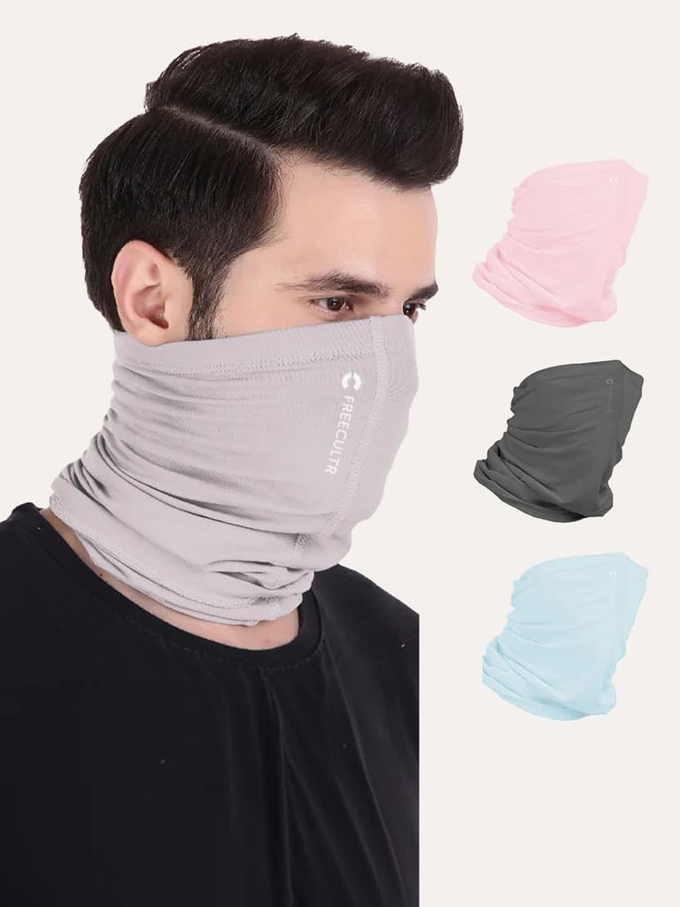 Unisex Organic Bandana Masks - Plain (Pack of 4) — photo 4