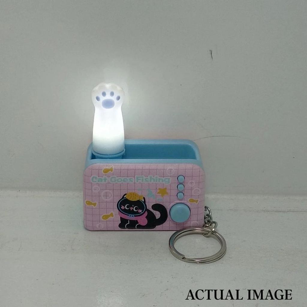 Cat Paw Pop Out Keyring | Cute Fidget Keychain With Push Button — photo 5
