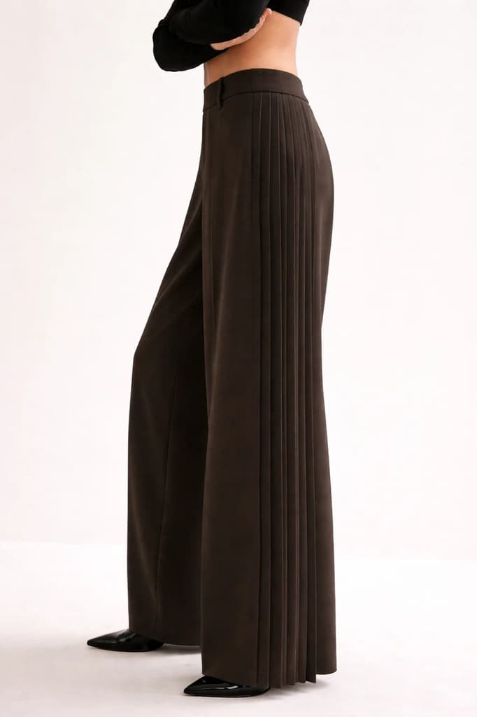 Pleat Please Wide Leg Pants — photo 6
