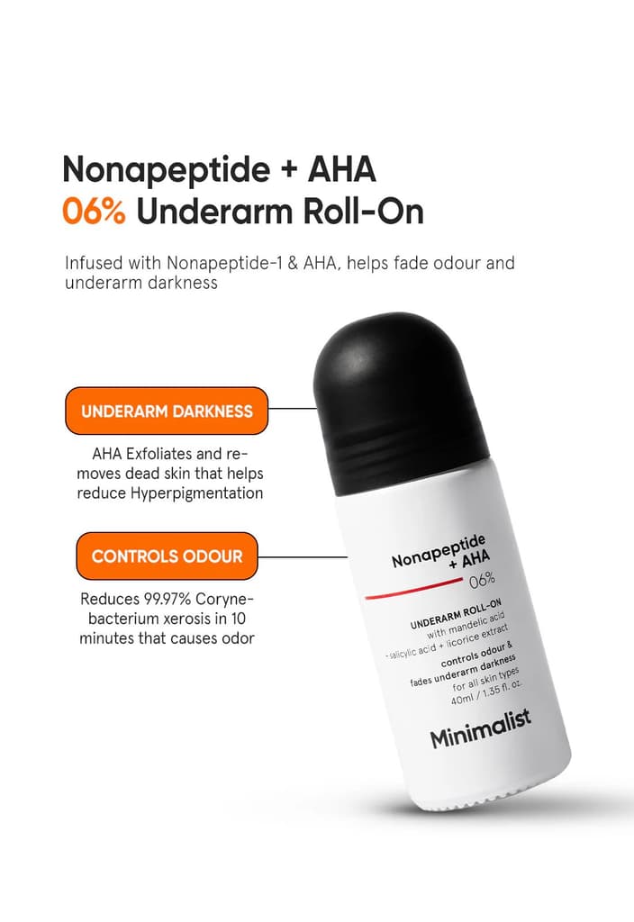 Nonapeptide + AHA 6% Underarm Roll-On — photo 2