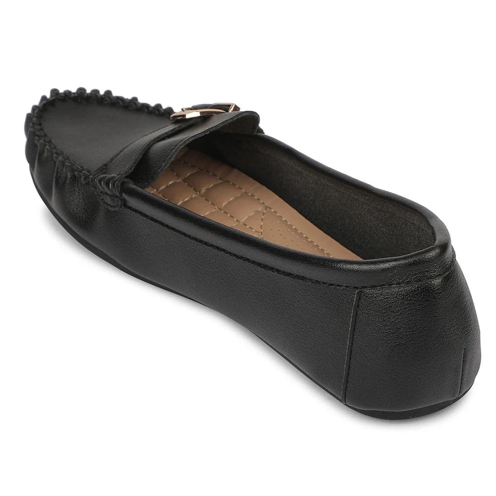 Healers ZQ-FDBL-16 Bellies Black Casual Ballerina Shoes for women by Liberty — photo 3